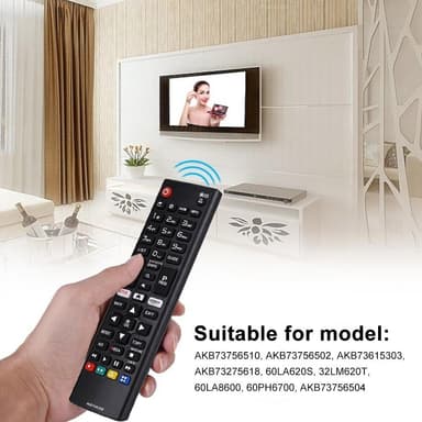 TV-fjernkontroll Erstatning for AKB75095308 LG TV