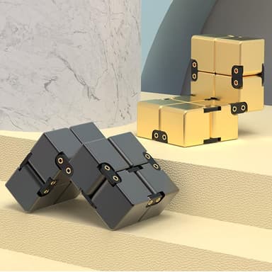 Fidget Toy Stress Relaxation Infinite Cube Flip Cube Blå