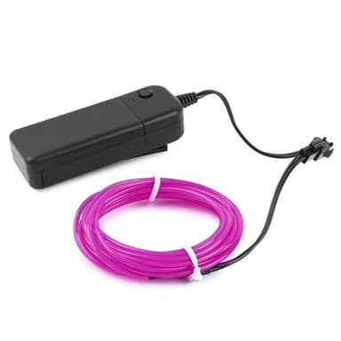 LED-stripe for scooterbil motorsykkel etc 3 lysmoduser - lilla
