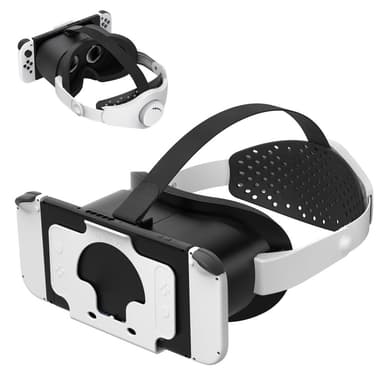 DEVASO kompatibel med Nintendo Switch VR-hodesett med justerbar hoderem