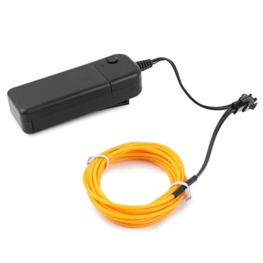 LED-stripe for scooterbil motorsykkel etc 3 lysmoduser - gul
