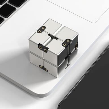 Fidget Toy Stress Relaxation Infinite Cube Flip Cube Svart