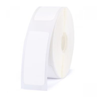 Termoetiketter for Niimbot D11 etiketteringsmaskin, Selvklebende, 12x40mm, Hvit