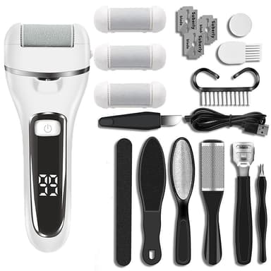 Elektrisk fotsliper Foot Callus Remover Pedikyrverktøy Fotpleie