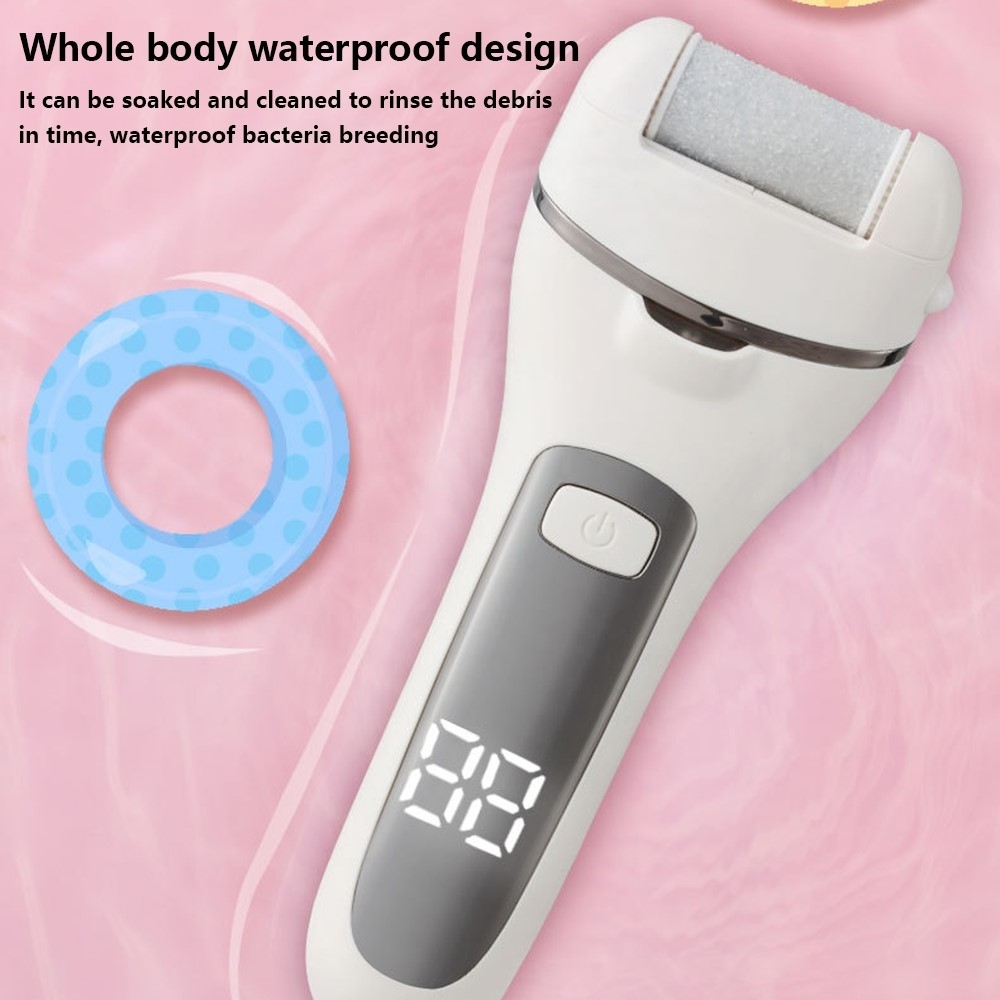 Elektrisk fotsliper Foot Callus Remover Pedikyrverktøy Fotpleie