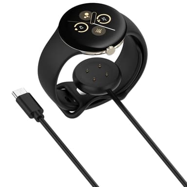 Laderklokkelader for Google Pixel Watch 2 USB-C-kontakt