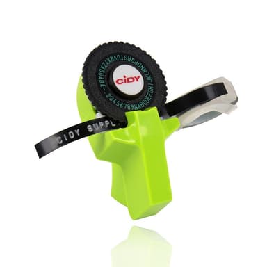 etikettmaskin med 2 stk 9 mm for Motex 3D-skriveretikett