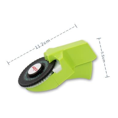 etikettmaskin med 2 stk 9 mm for Motex 3D-skriveretikett