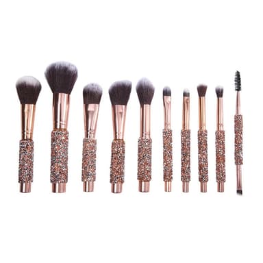10 stk Concealer Blending Blusher Brush makeup Øyenskygge sminke