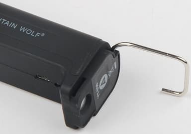 Oppladbar lommelykt 2000mAh, svart