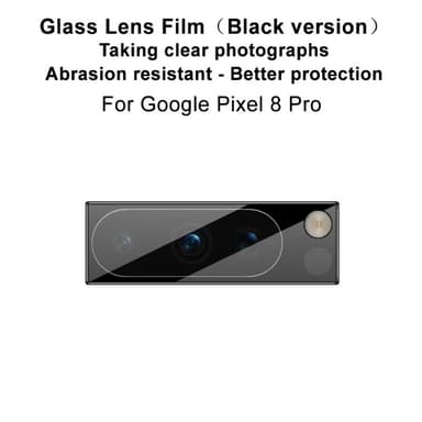 IMAK til Google Pixel 8 Pro kameralinsedeksel i herdet glass linsefilm