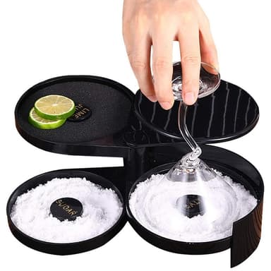 3-lags barjuicecocktail Sukker Salt Rimmer Tool Bartender