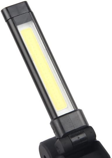 Oppladbar lommelykt 2000mAh, svart