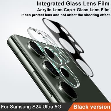 IMAK til Samsung Galaxy S24 Ultra kameralinsedeksel i herdet glass linsefilm