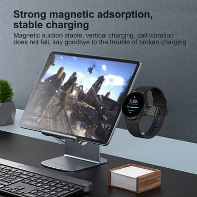 Lader til Watch Series + Samsung med USB-C+USB-kontakt