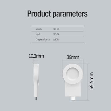 NILLKIN Magnetisk trådløs lader til Xiaomi Watch S1 Pro