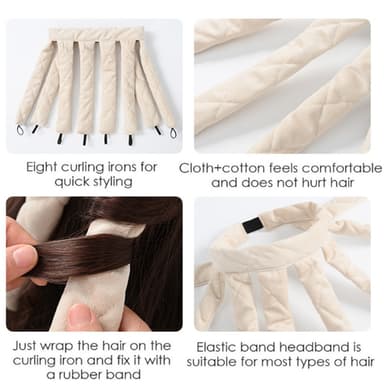 Hårrulle Overnight Octopus Curls Rod Soft No Heat Hair Roller