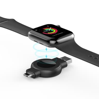 Lader til Watch Series + Samsung med USB-C+USB-kontakt