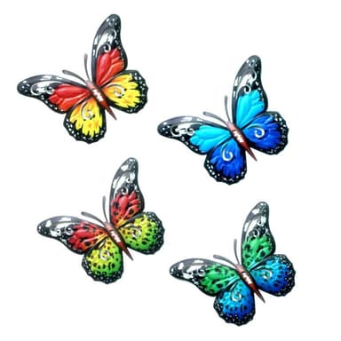 Art 3D Butterfly Vegghengende dekor Hagepynt til hjemmet - Blå