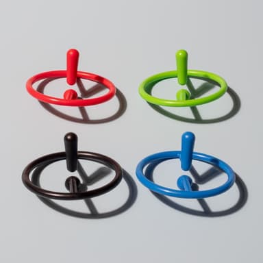 2-Pack Fidget Toy Spin roterende gyrodekompresjon Tilfeldig farge