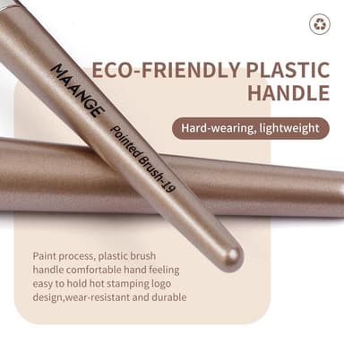 20stk Fiber øyenskyggebørste Basic Blusher Øyenbrynsmakeup