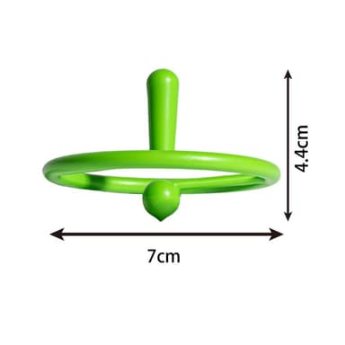 2-Pack Fidget Toy Spin roterende gyrodekompresjon Tilfeldig farge