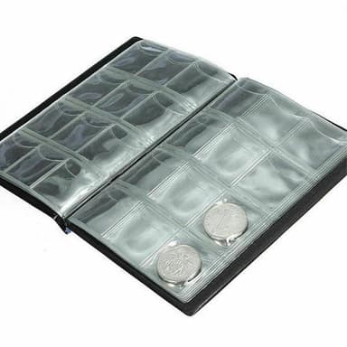 Valutamynter Album mynter Valutasamling Binder Lommemynter