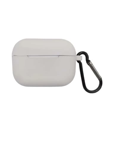 Silikonskall med krok for Airpods Pro, Taupe