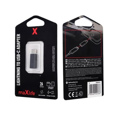 Maxlife Lightning til USB-C-adapter