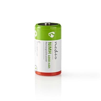Nedis Oppladbare batteri C | 1.2 V DC | 4000 mAh | Forhånds ladet | 2-Pakke | HR14