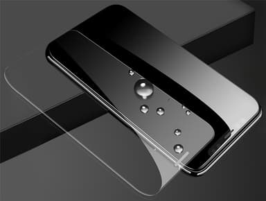 2-pakning Mr Yes Skjermbeskytter i herdet glass for iPhone XS Max med 3D-beskyttelse