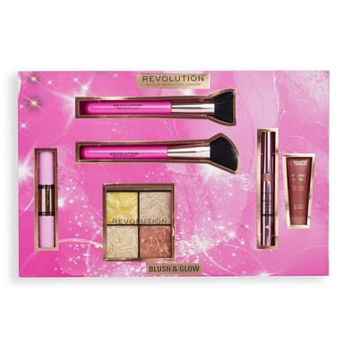 Makeup Revolution Gavesett med rødme og glød