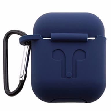 Silikonsett for Airpods, silikonetui, stropp, ørepropper i silikon, karabinkrok, Mari