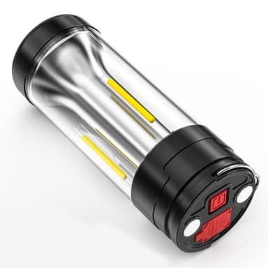 3-i-1 lampe Camping Dobbel lyskilde Oppladbar