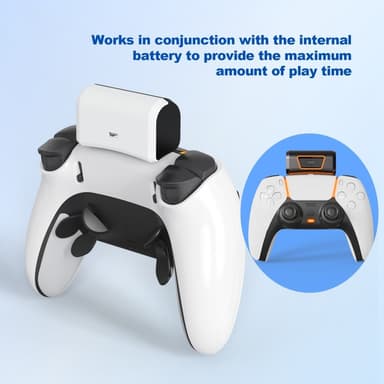 PS5 Playstation 5 Kontroll 2000mAh PowerBank Eksternt Batteri