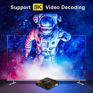 G96max 4+32 GB 8K Ultra HD Smart TV-boks H616 Android 13.0