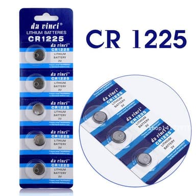 Alkalisk knappcellebatteri CR1225 stor pakke