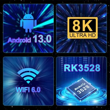 G96max 4+32 GB 8K Ultra HD Smart TV-boks H616 Android 13.0