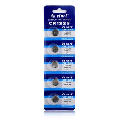 Alkalisk knappcellebatteri CR1225 stor pakke