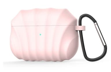 Silikonskall med krok for Airpods Pro, Pink