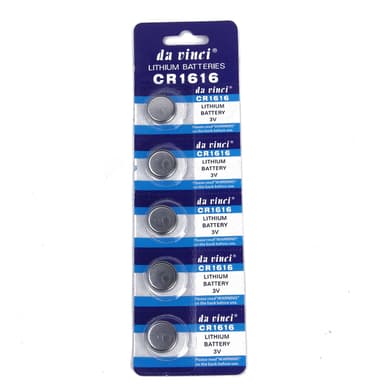Alkalisk knappcellebatteri CR1616 Stor pakke