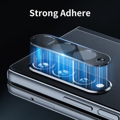 HAT PRINCE 2stk til Samsung Galaxy Z Fold6 5G herdet glass kameralinsedeksel - svart