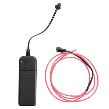 131cm scooter scooter lys batteridrevet fleksibel lampe - grønn