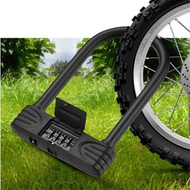 Tyverisikring Jumper Lock Moped Sykkelscooter 4-sifret kombinasjon
