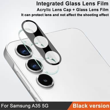 IMAK til Samsung Galaxy A35 kameralinsedeksel i herdet glass linsefilm
