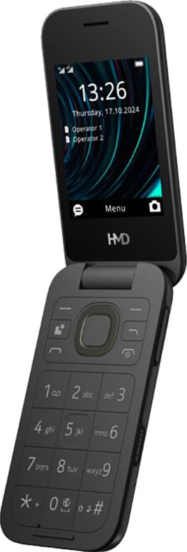 HMD 2660 mobiltelefon (sort)