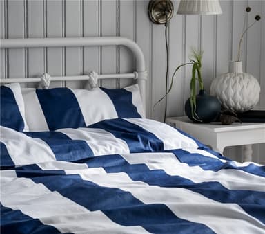 Kosta Linnewäfveri Fjällbacka Satin 2-pakning, Navy