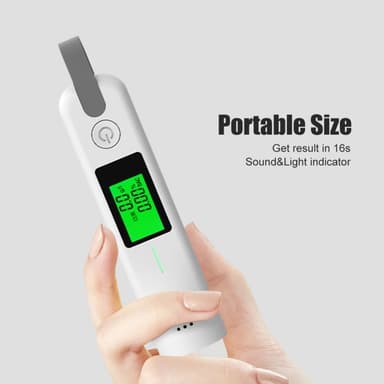 Breathalyzer 3 fargeindikator LED-skjerm med høy presisjon alkohol tester