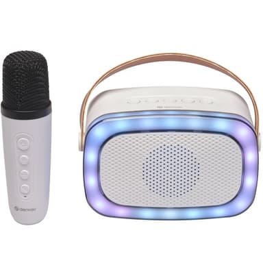 Denver BTM-610 BT-høyttaler med mikrofon og karaokefunksjon