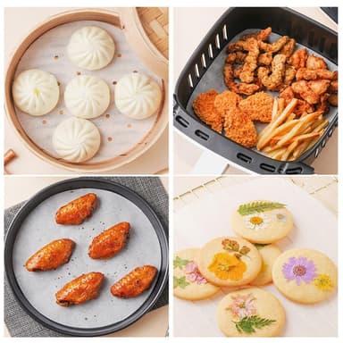 100 stk 30 cm Non-Stick Engangs Air Fryer Air Fryer Matlaging